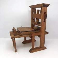 Relive History A Miniature Gutenberg Printing Press Replica