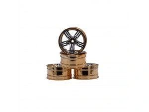 Drift King Wheels 1/10 Scale Aluminum 5-Line Style Set Your Ride's Ready to Slide